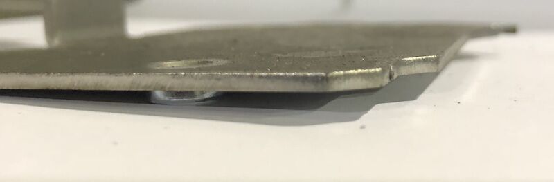 mild steel laser cut component